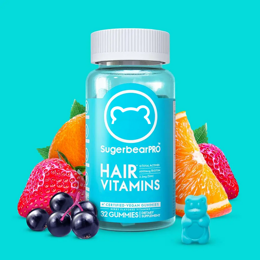 SugerbearPRO Hair Vitamin Vegan Gummies - 2 Month Pack